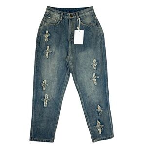 NWT New AElfric Eden Relaxed Urban Streetwear Character Denim Jeans Size 28